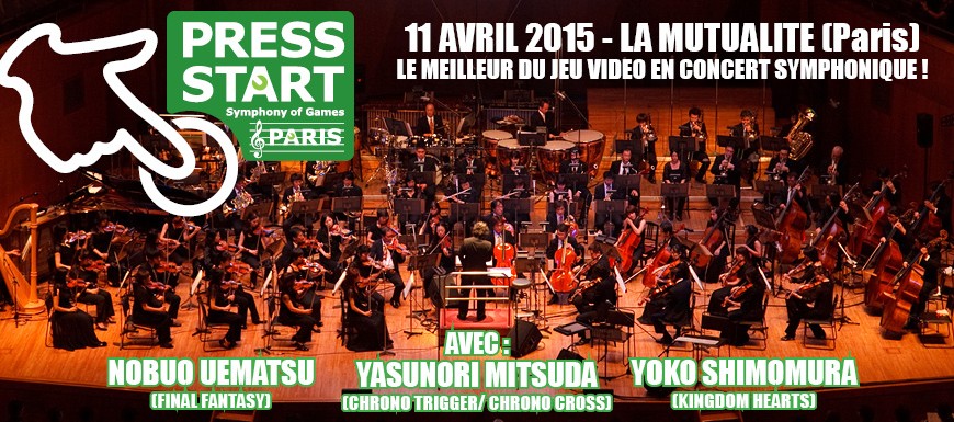 La série de concert Press Start arrive en France